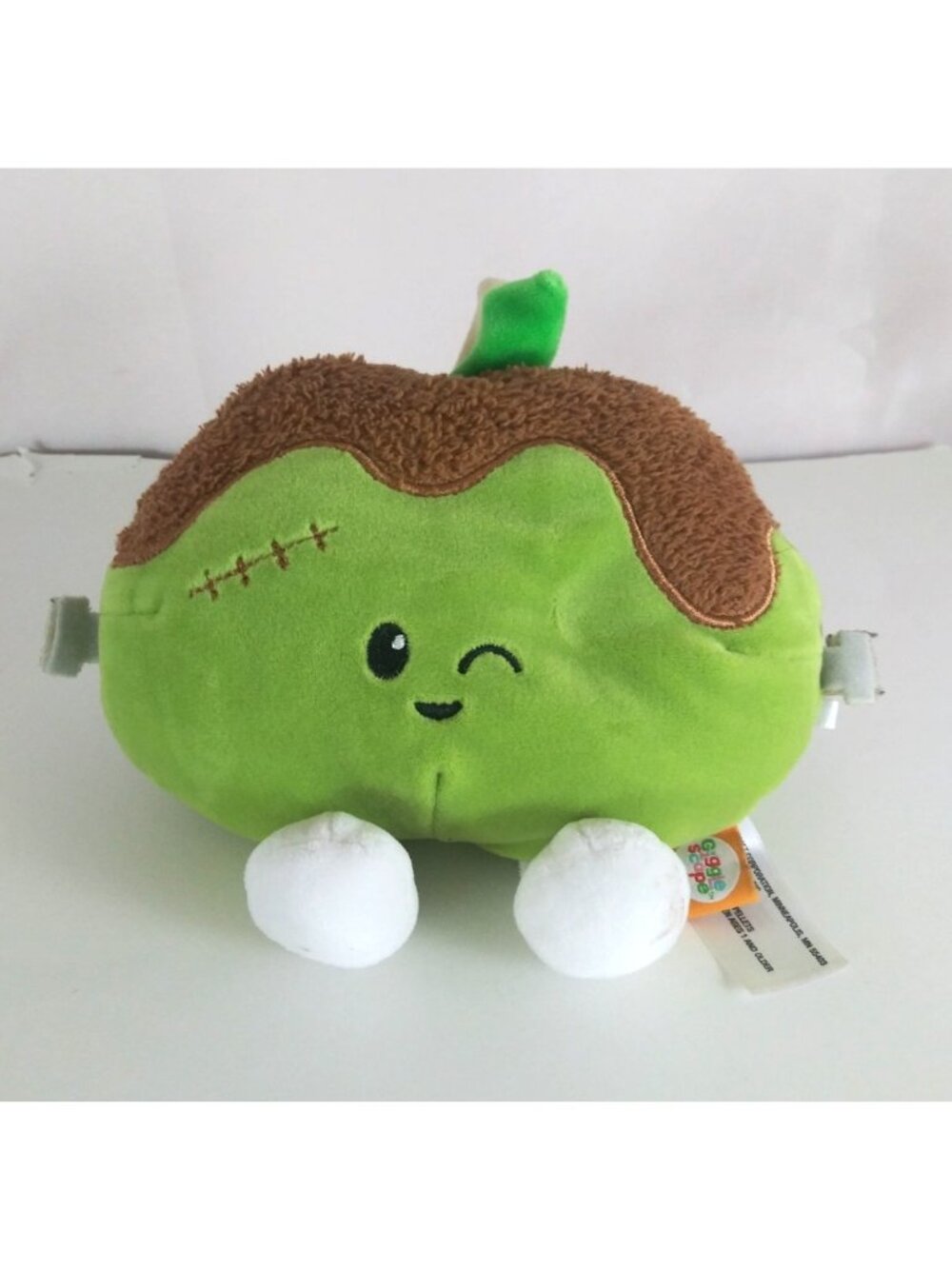 Giggle Scape Halloween Green Apple Frankenstein 8" Plush
